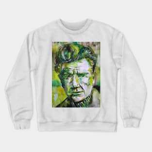 EMIL CIORAN watercolor portrait .3 Crewneck Sweatshirt